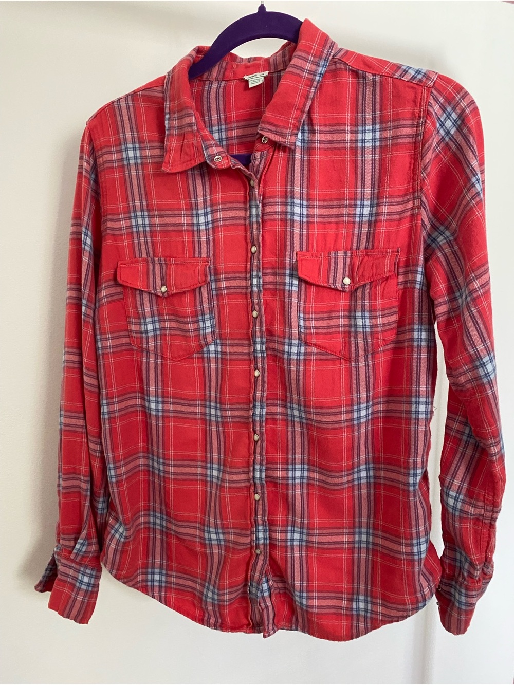 Aerie Plaid Button-down - Medium